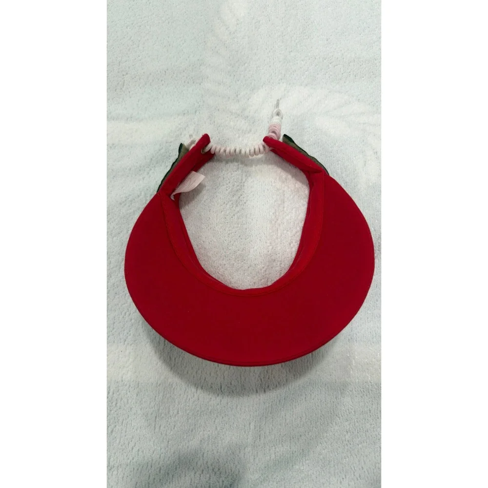 Visor Versa Red Cotton‎ Sun Visor International Flags Interchangeable Band